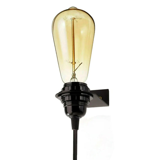 Close-up of a secure ceiling rose bracket installation