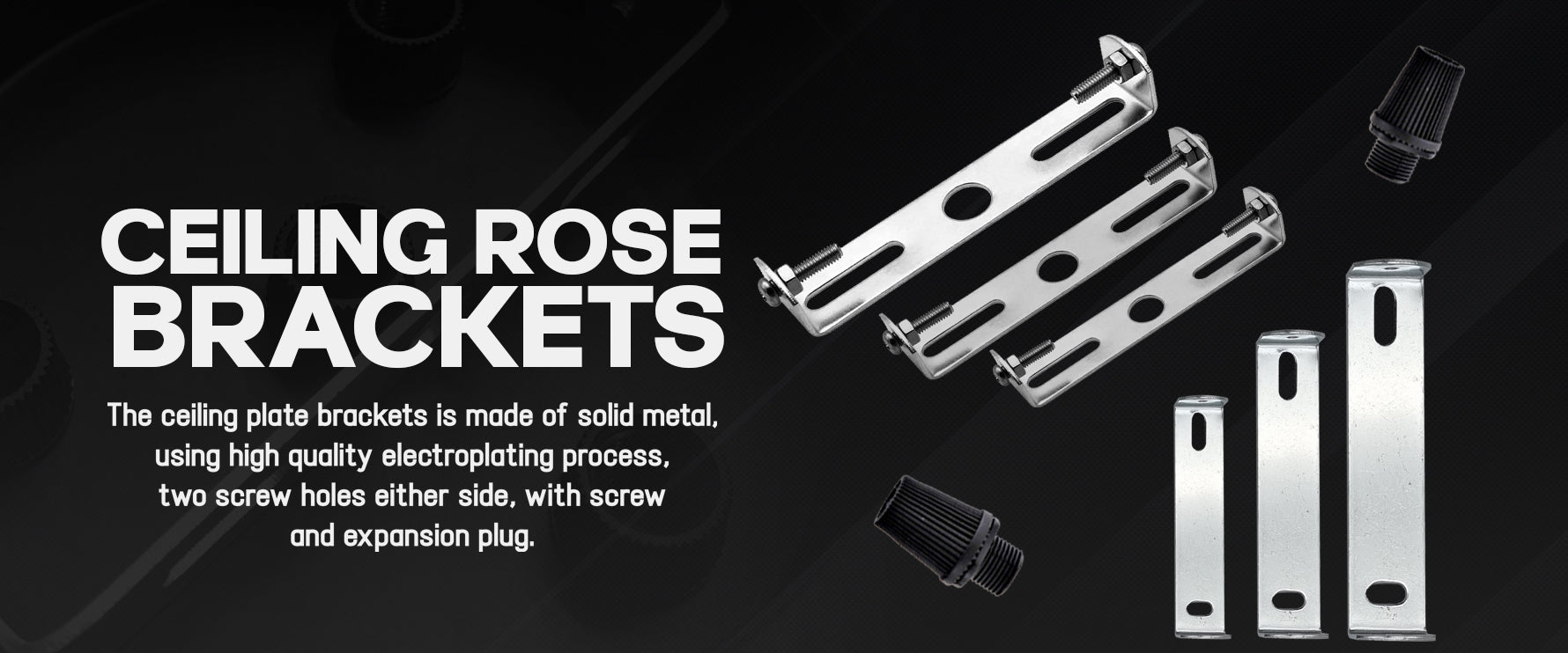 Decorative Ceiling Rose Brackets for Light Fittings