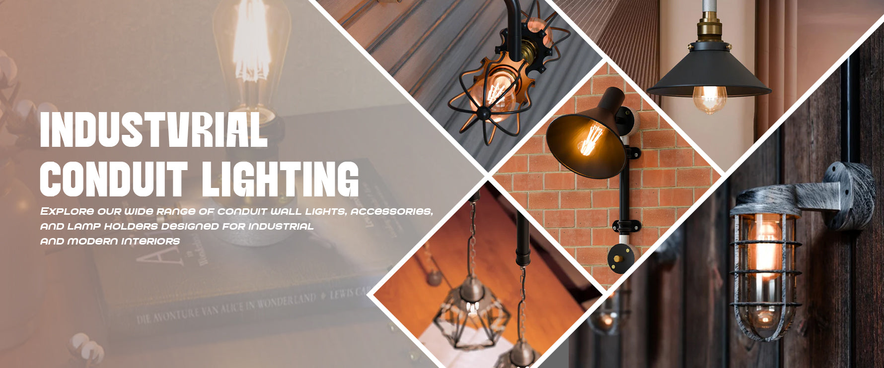 Industrial pipe fitting accessories for lighting and decor